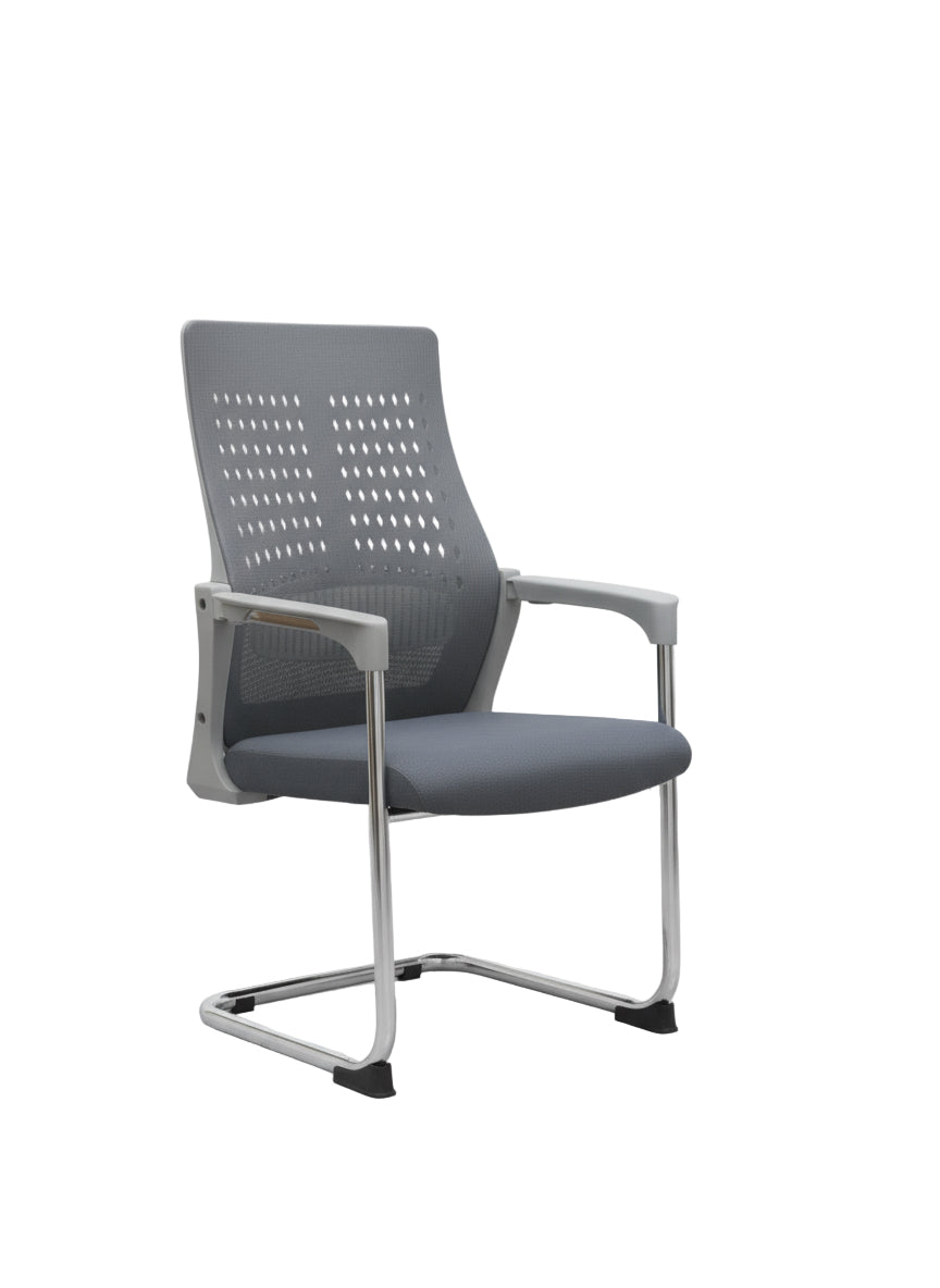 Brussels Mesh Visitor Chair- Grey