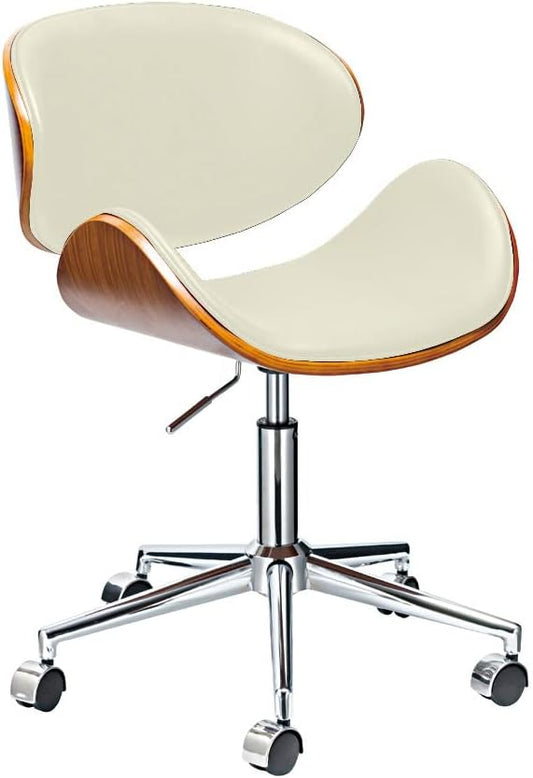 Hose Swivel Office Chair-White
