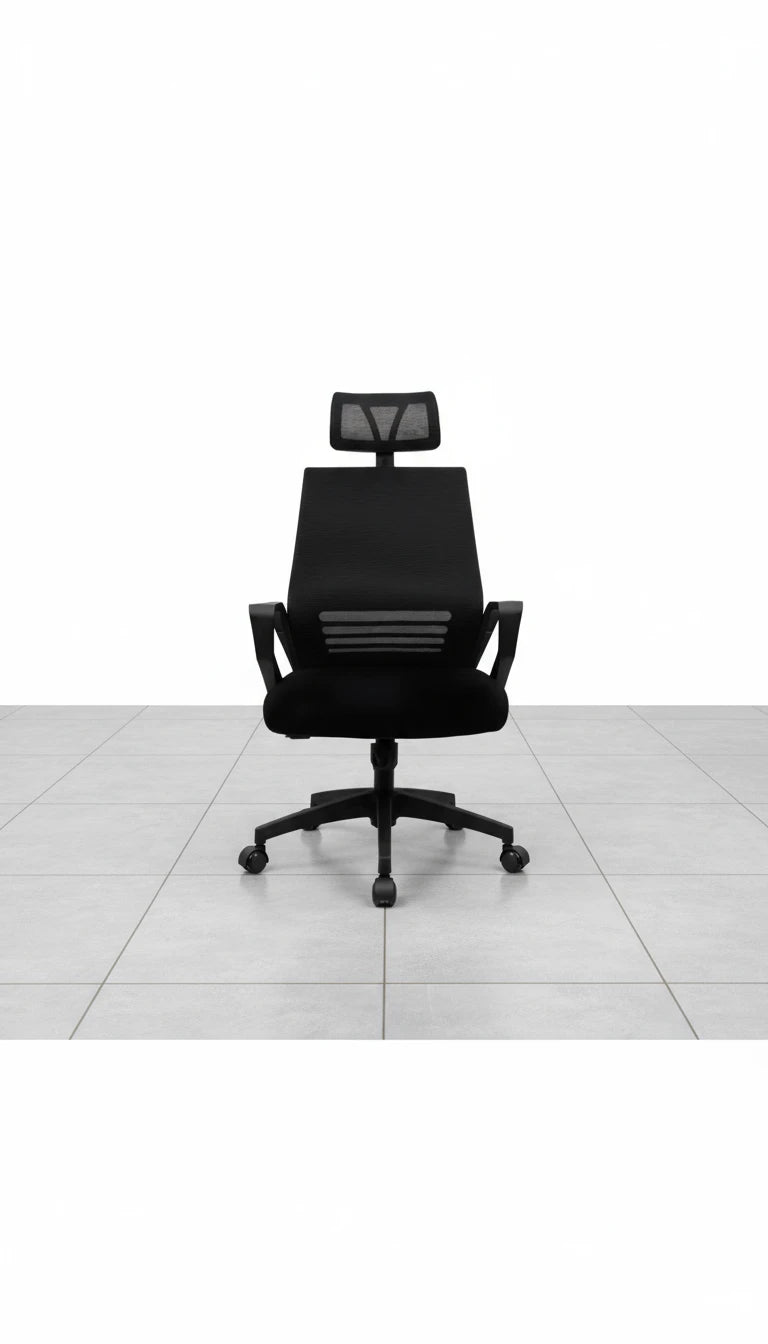 Beth Swivel Office Chair-Black