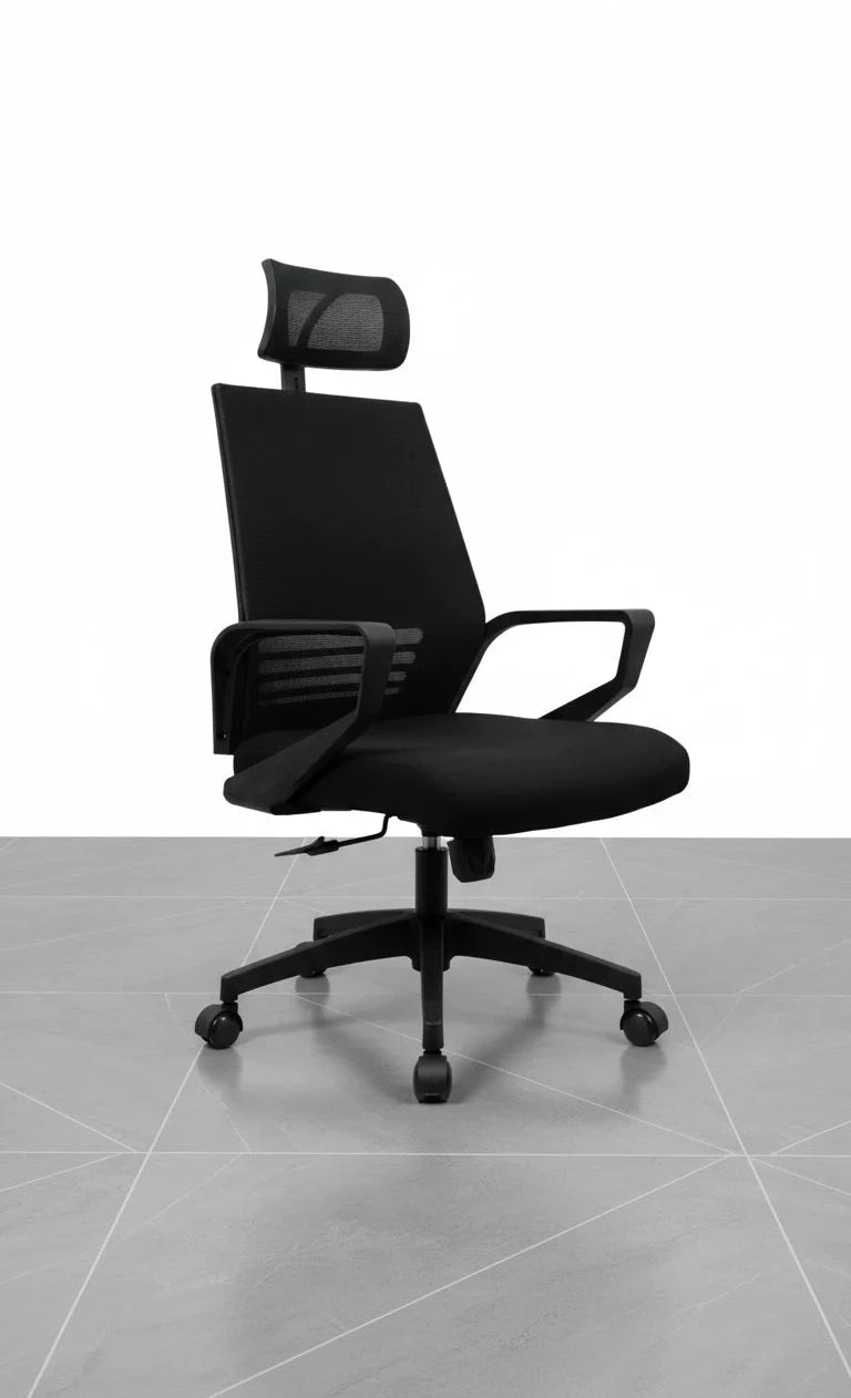 Beth Swivel Office Chair-Black