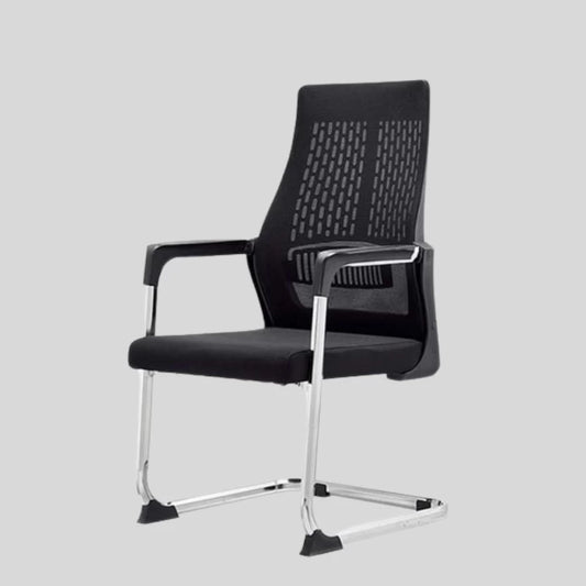 Brussels Mesh Visitor Chair-Black