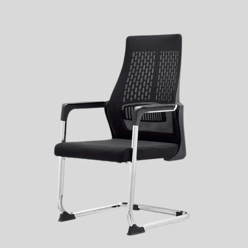 Brussels Mesh Visitor Chair-Black