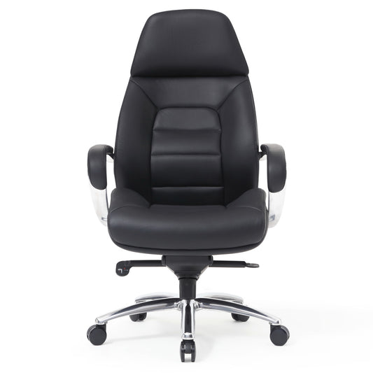Livvity Leather Executive Chair-Black