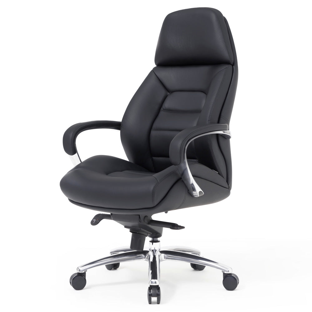 Livvity Leather Executive Chair-Black