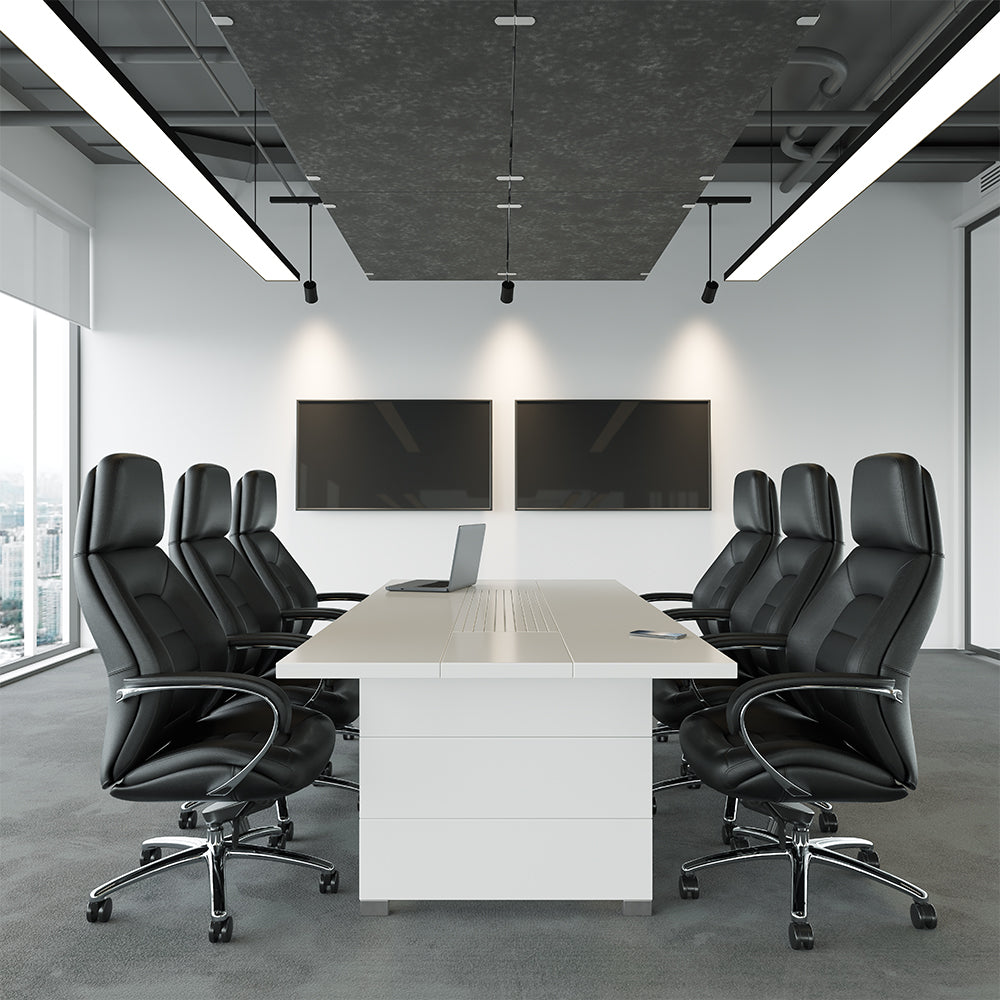 Livvity Leather Executive Chair-Black