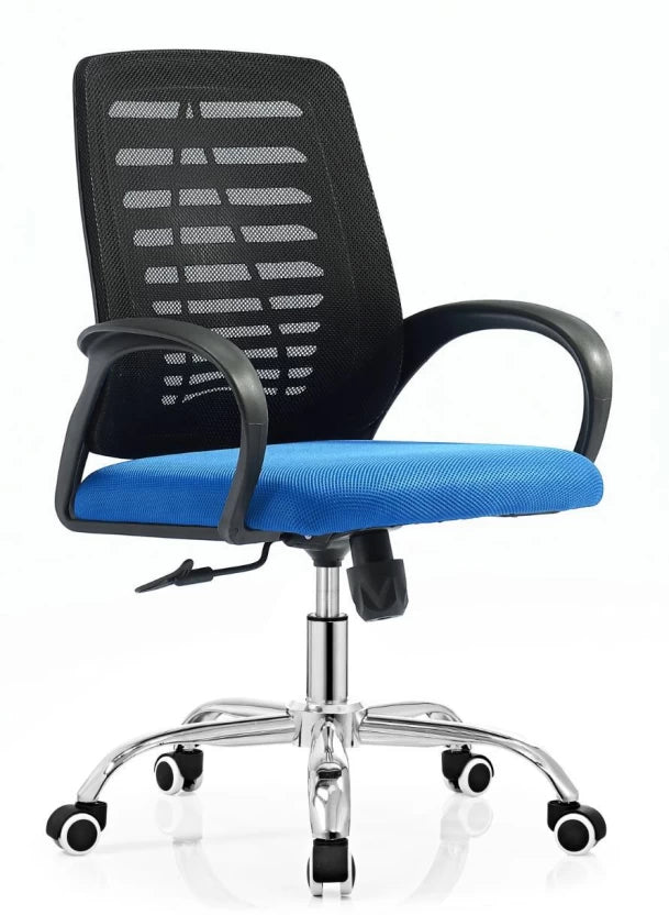 TOCC CH6601BLKRED Office Conference Chair (Black and Red, Knock Down)