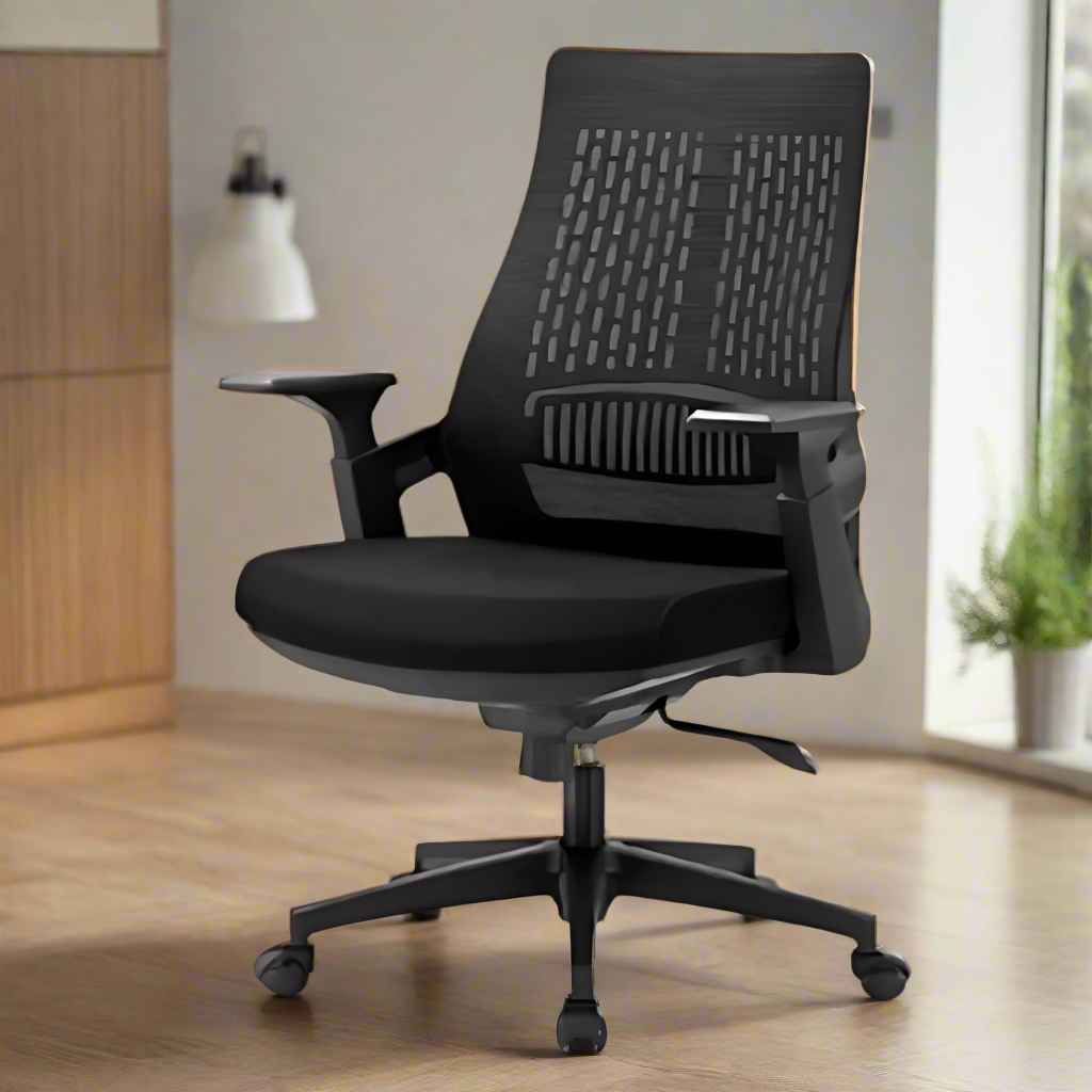 Orlando Swivel Office Chair -Black