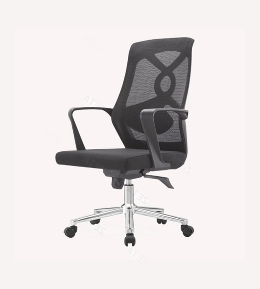 Nevada Swivel Office Chair - Black