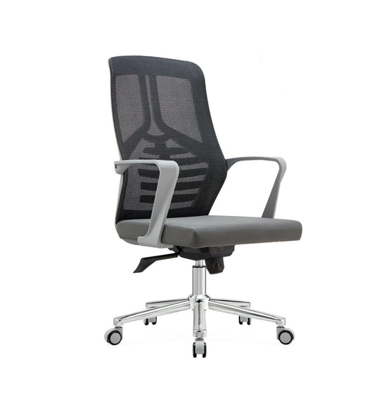 Essen Swivel Office Chair-Grey