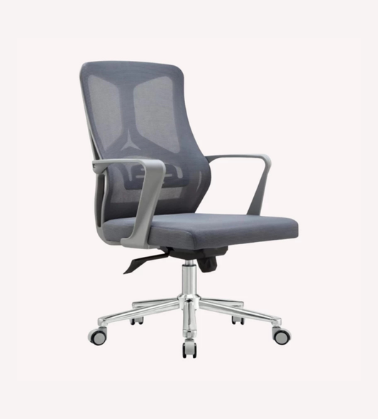 Munich Swivel Office Chair - Grey