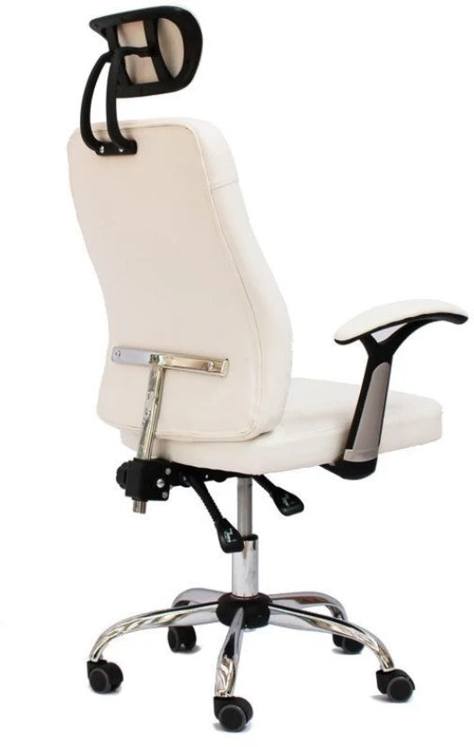 Daska C309 White Office Adjustable Arm Chair