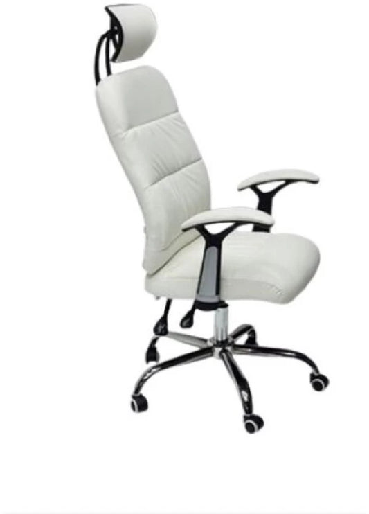 Daska C309 White Office Adjustable Arm Chair