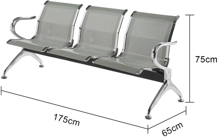 Tambo Steel bench 2 -Silver